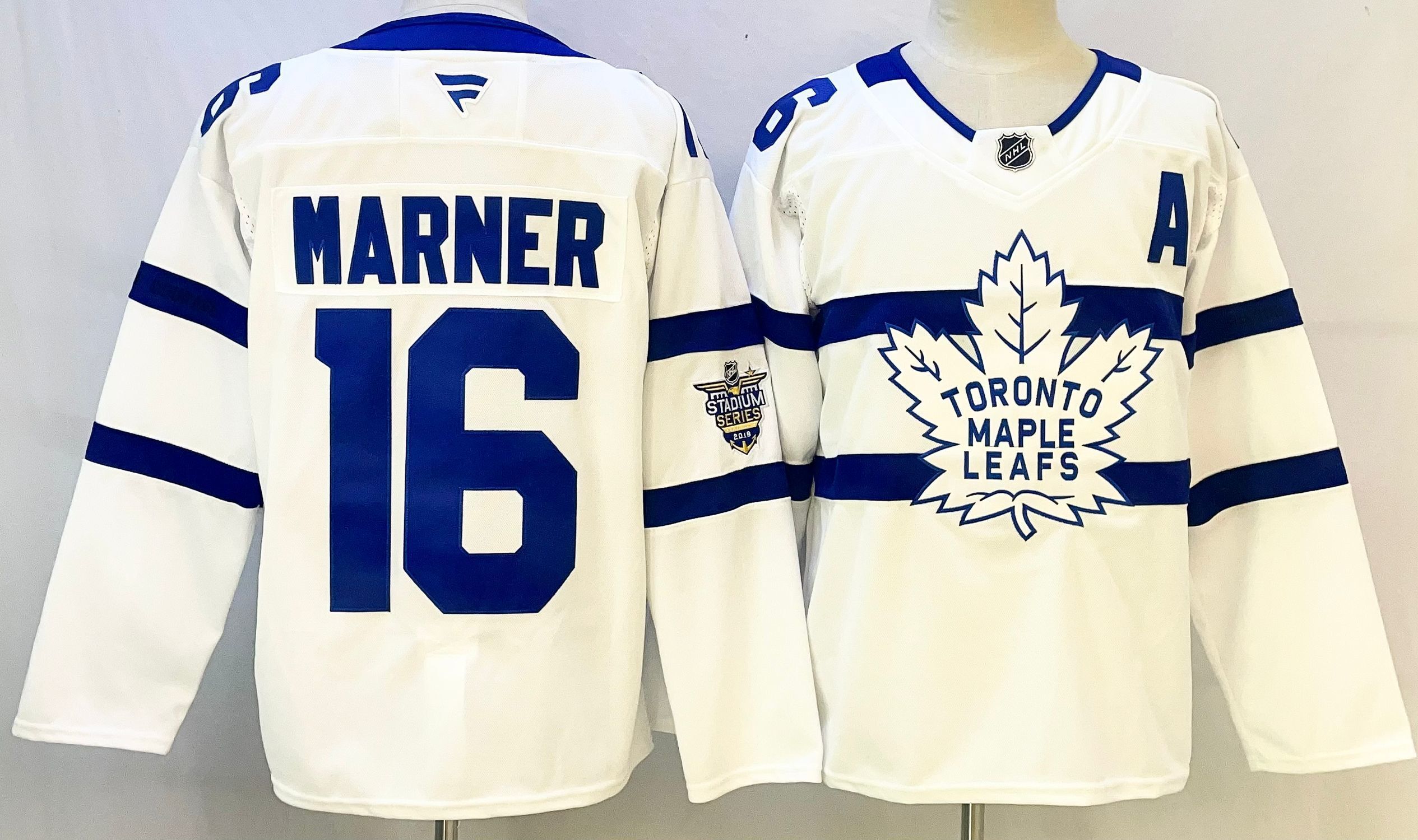 Men Toronto Maple Leafs #16 Marner White 2026 Adidias NHL Jersey style 002